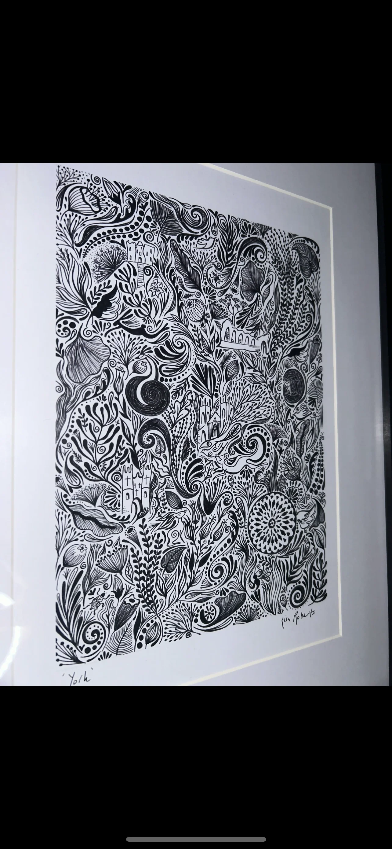 York - Limited Edition Signed and Mounted Print