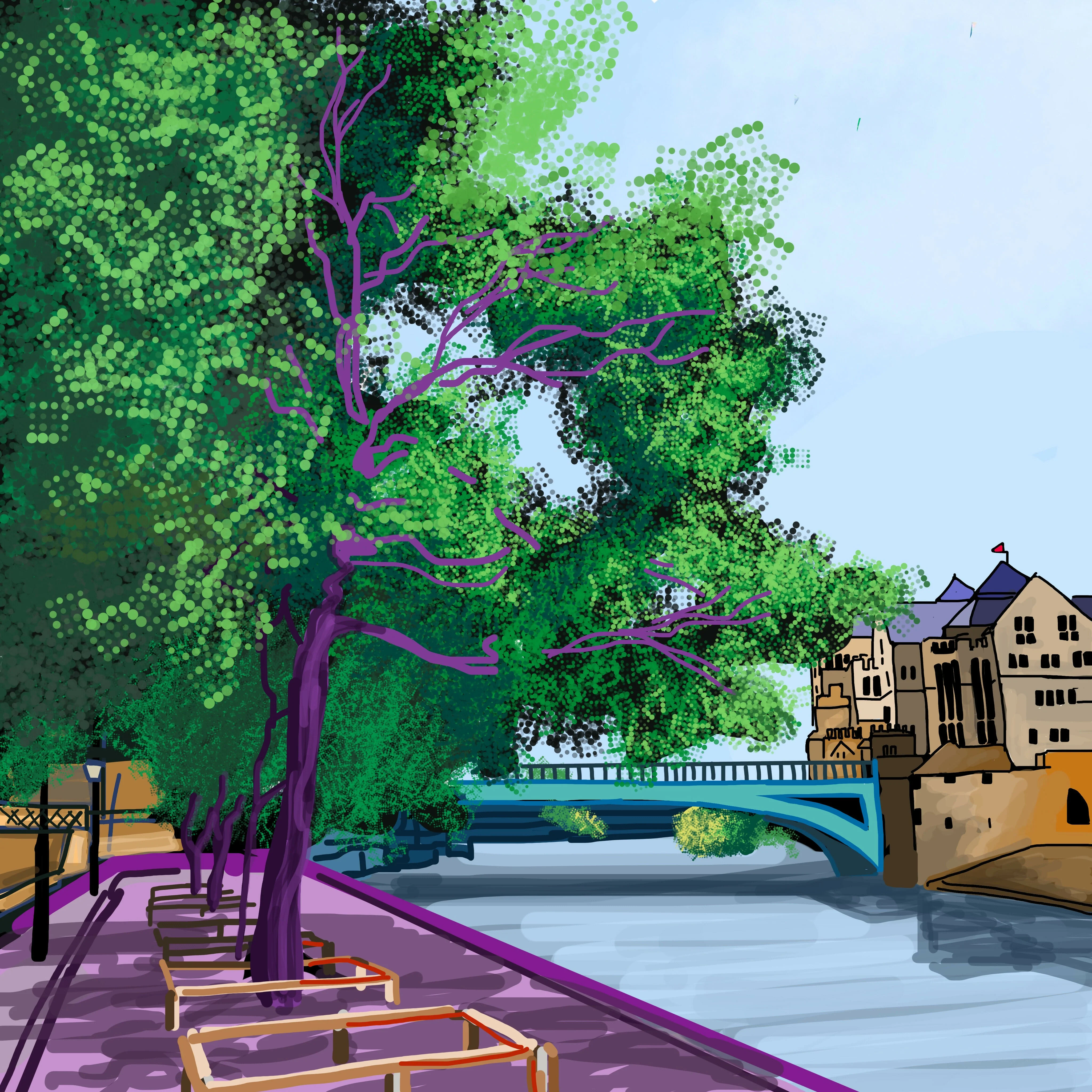York River Greetings Card