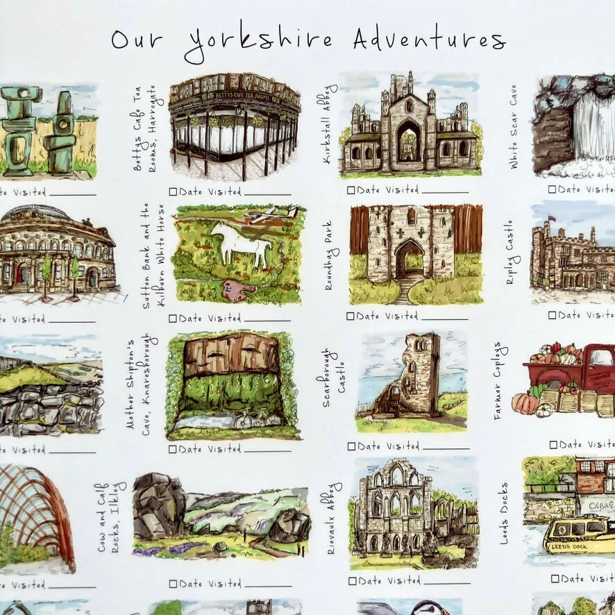 Yorkshire Adventures Art Print - Image 5