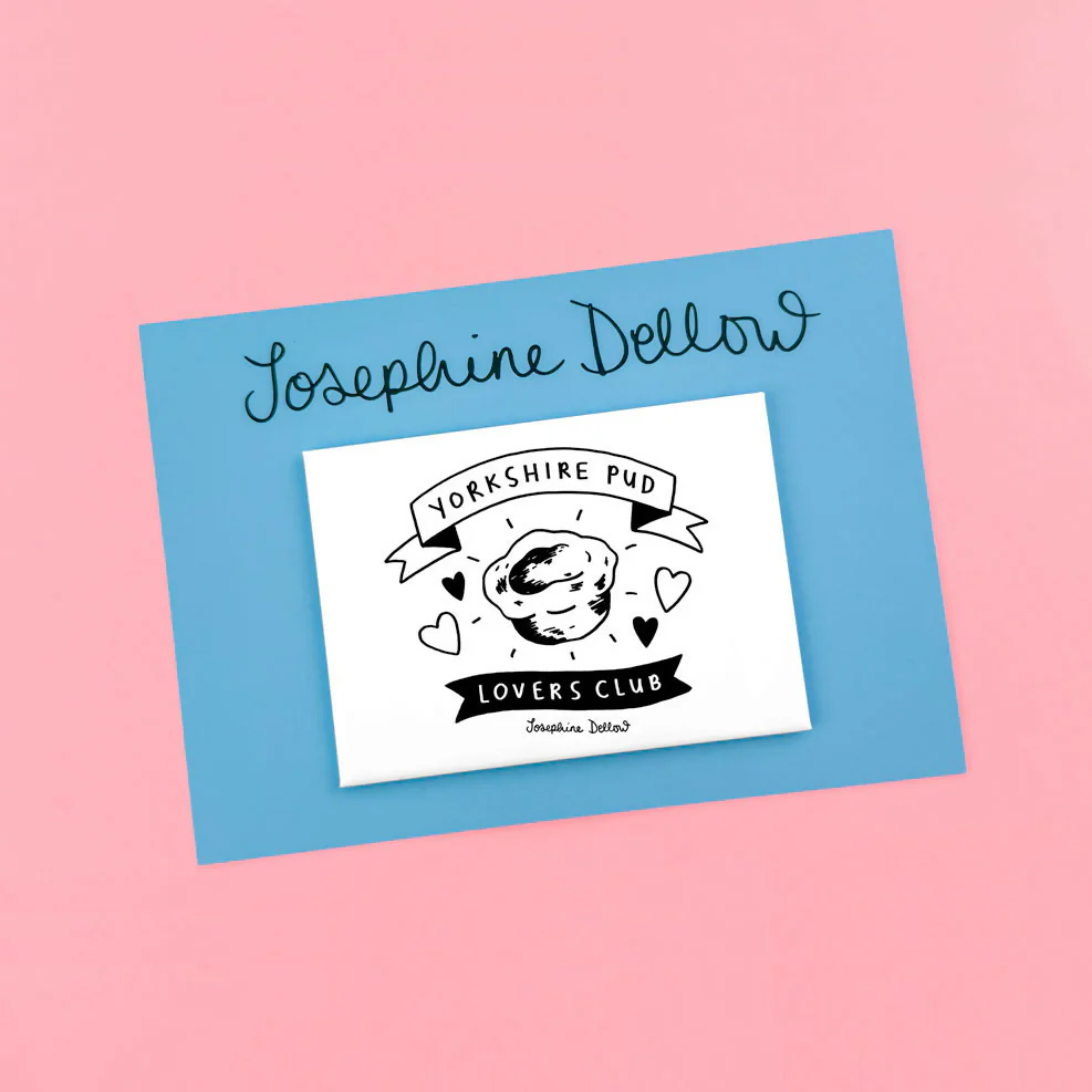 Yorkshire Pud Lovers Club Magnet - Illustrated Home Gift - Image 2