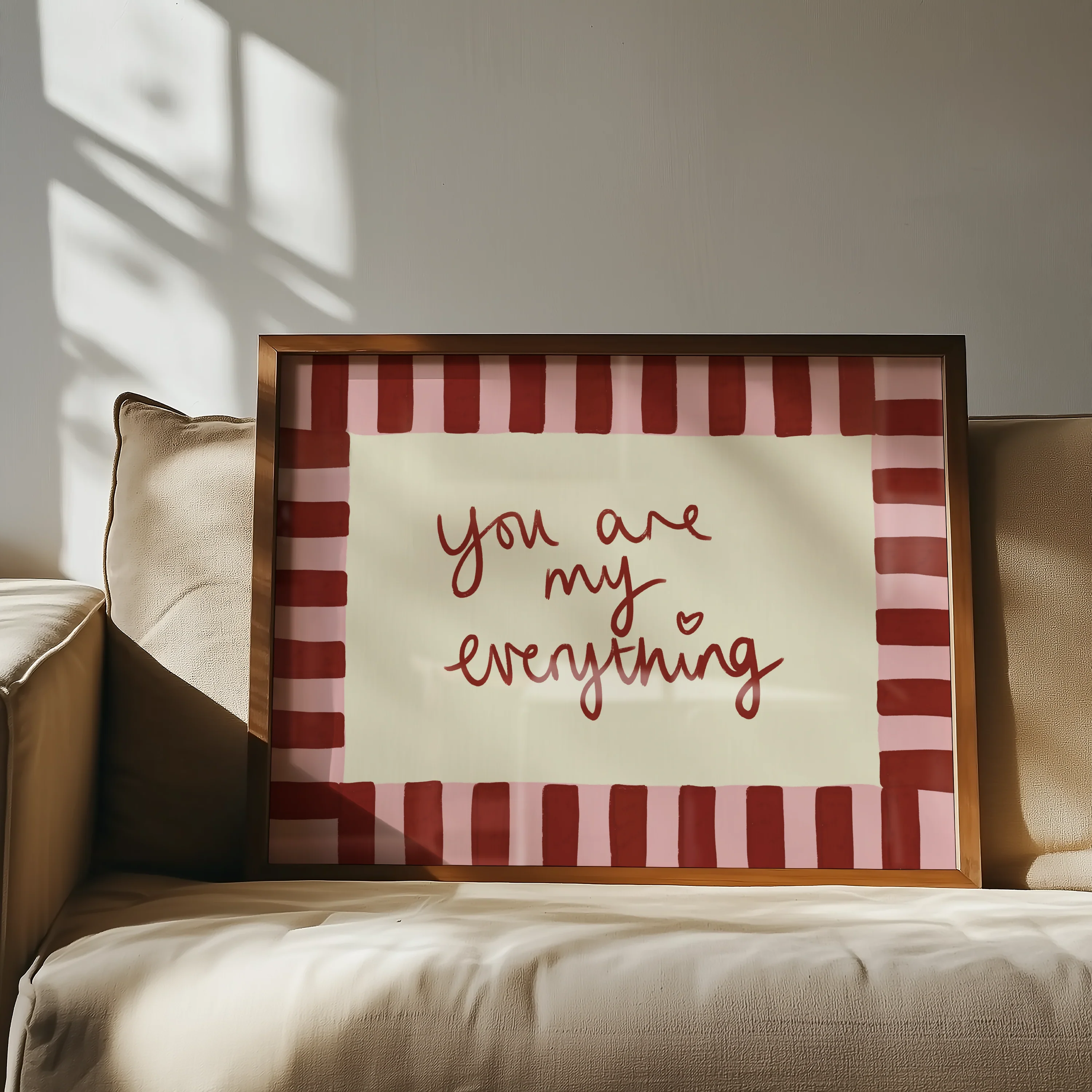 You Are My Everything Print in Red - Image 2