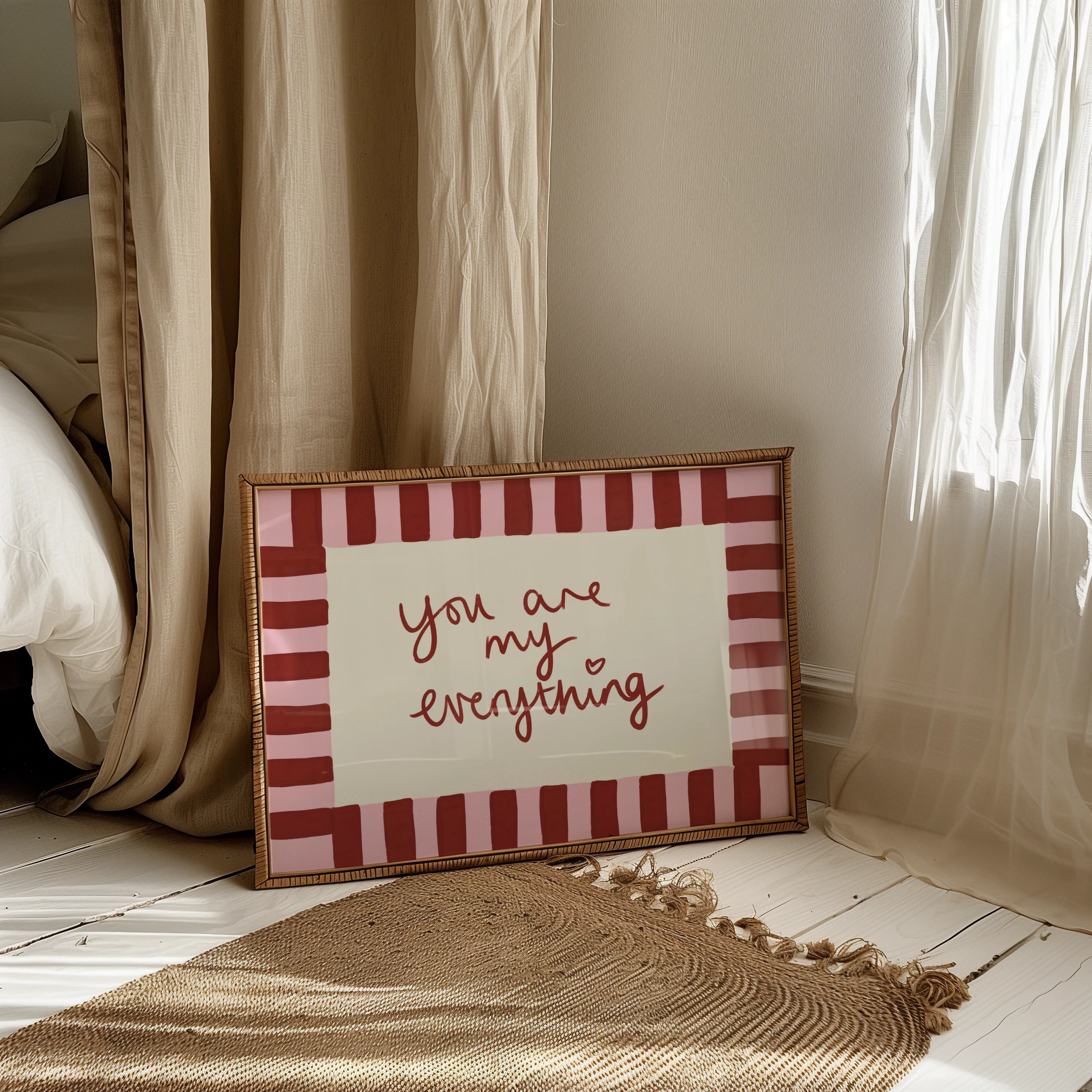 You Are My Everything Print in Red - Image 4